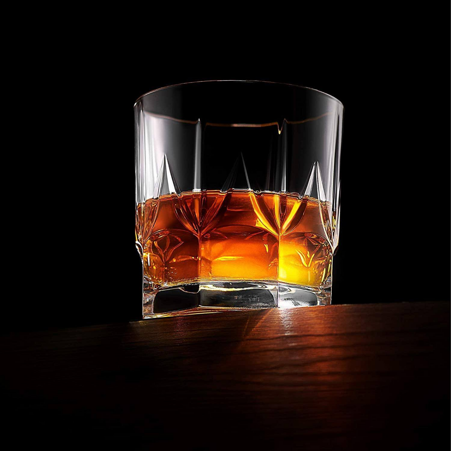 Crystal Whiskey Glasses - Set of 2 Imperial 12oz Tumblers | Eco-Friendly, Ultraclear Crystal