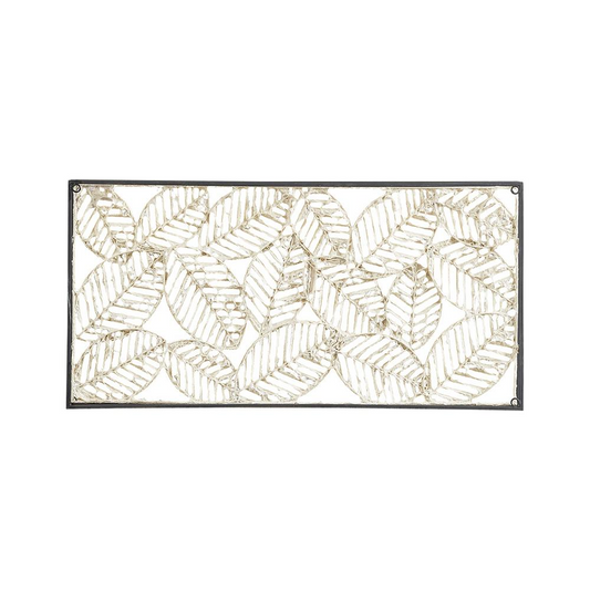 Madison Park Paper Cloaked Leaves Metal Wall Decor