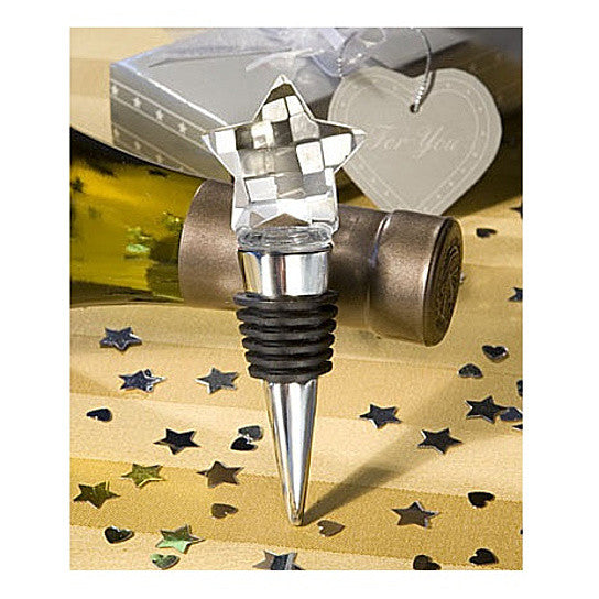 Fine Wine Wine Stopper With A Star - Preserve and Showcase Your Favorite Wines