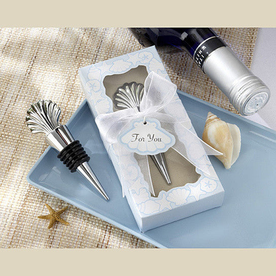 Seashell Topper Wine Stopper - Preserve the Aromas and Flavors of Your Wine in Style