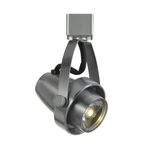 10W Integrated LED Track Fixture - 700 Lumens, 3300K | Brushed Steel | Durable Metal Construction