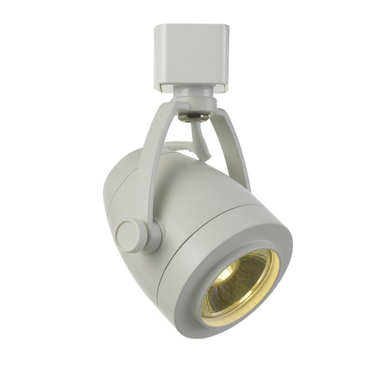 12W Integrated LED Track Fixture, 960 Lumen, 3000K - White Metal Track Head