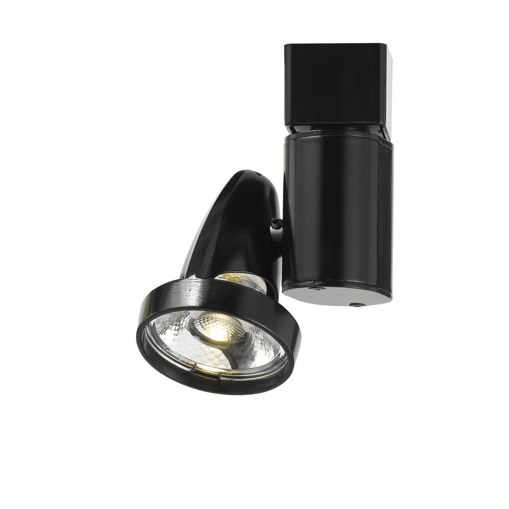 10W Integrated LED Track Fixture - 700 Lumens, 3300K | Black Metal | Energy Efficient Lighting Solution