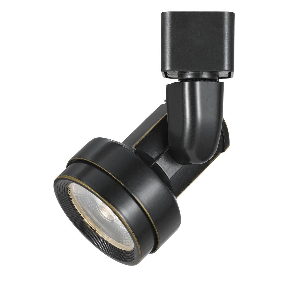 AC 10W Dimmable LED Track Fixture, 3300K, 650 Lumen - Dark Bronze, Adjustable & Energy Efficient