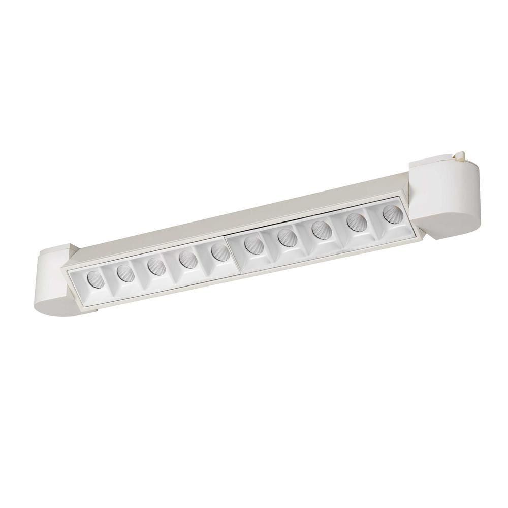 Dimmable Integrated LED Track Fixture - 60W, 3024 Lumen, 85 CRI, 3000K - Adjustable Wall Wash Light