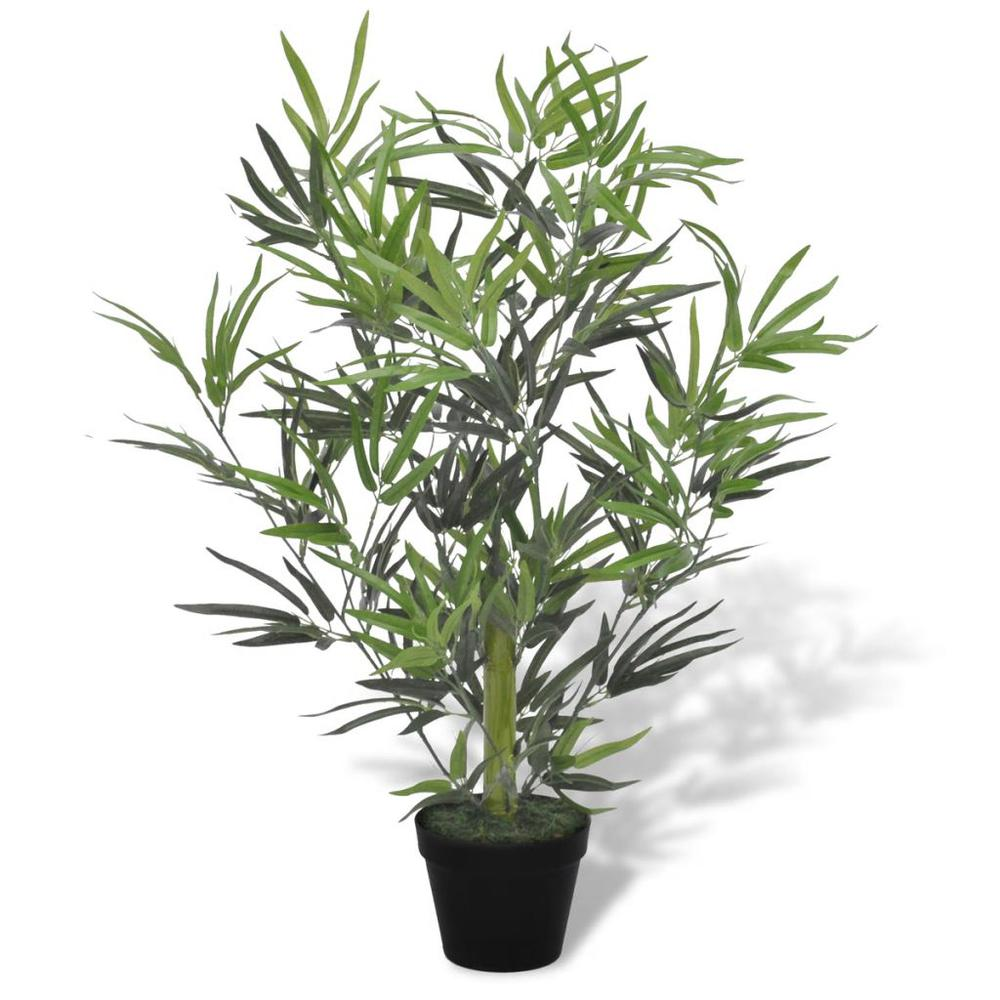 Artificial Bamboo Tree with Pot 31" | Lifelike Faux Bamboo Plant