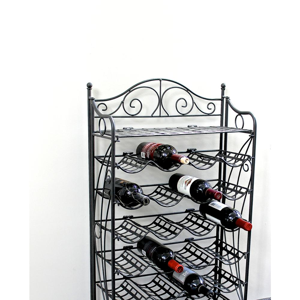 Elegant Iron 24-Bottle Wine Rack – Durable and Stylish Wine Storage Solution