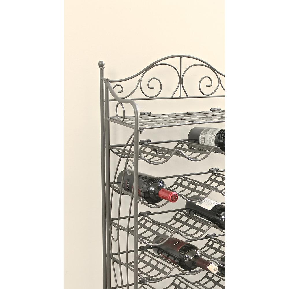 Iron 24-Bottle Wine Rack - Elegant and Functional | Perfect Home Decor Addition