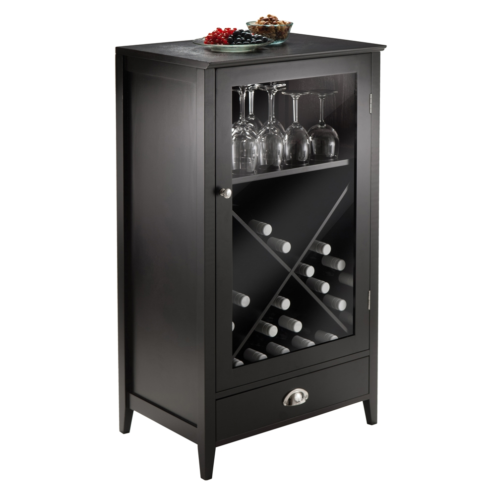 Bordeaux Modular Wine Cabinet X Panel - Elegant & Spacious Wine Storage Solution