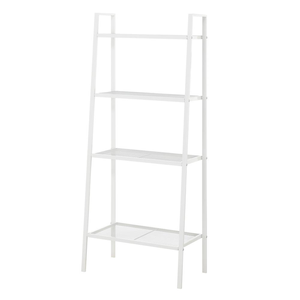 Designs2Go 4 Tier Metal Plant Stand White – Stylish & Durable Plant Display Shelves