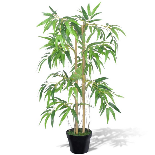 Artificial Bamboo Plant "Twiggy" with Pot 35" - Realistic and Durable | Perfect for Home or Office