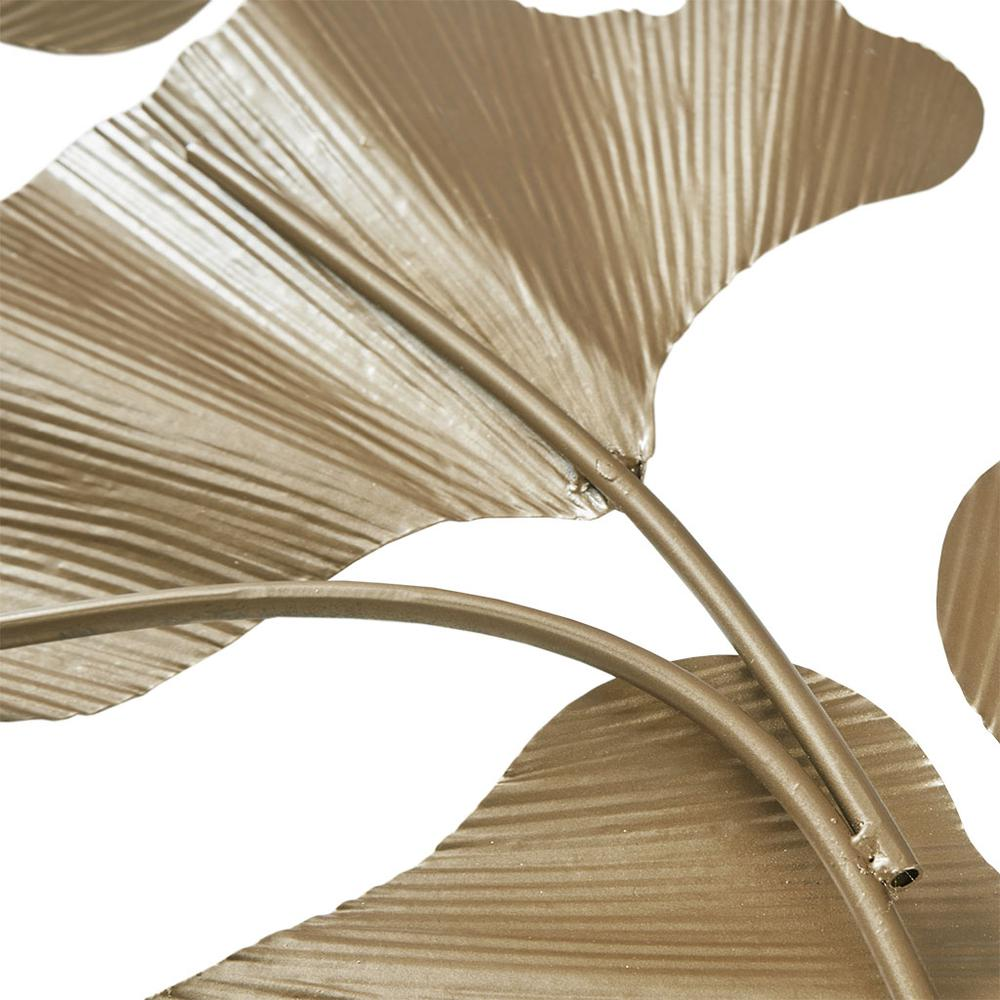 Gold Foil Metal Ginkgo Leaf Wall Decor – Luxurious Home Accent by Martha Stewart