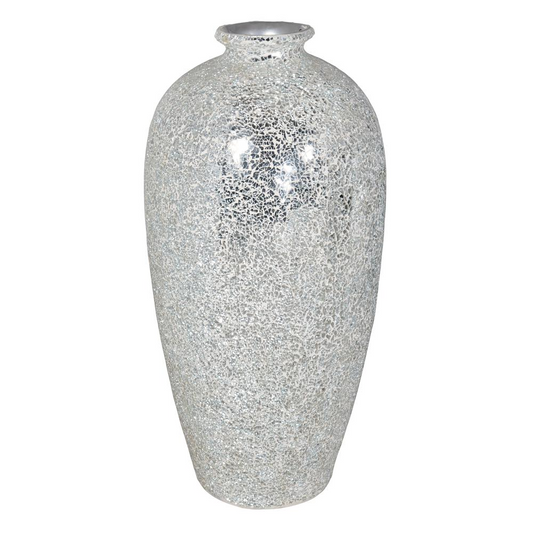 Brilliant Nilexus Vase - 32.5 Inches Tall | Glamorous Polyresin Micro Mosaic Vase