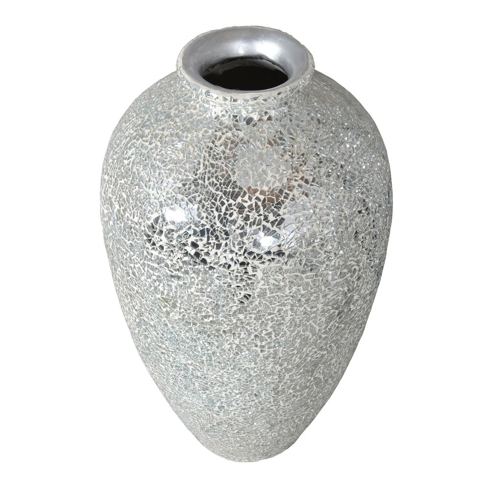 Brilliant Nilexus Vase - 32.5 Inches Tall | Glamorous Polyresin Micro Mosaic Vase