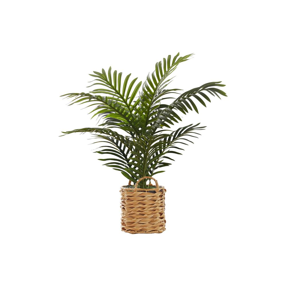 Artificial Plant, 24" Tall, Palm, Indoor, Faux, Fake, Table, Floor, Greenery