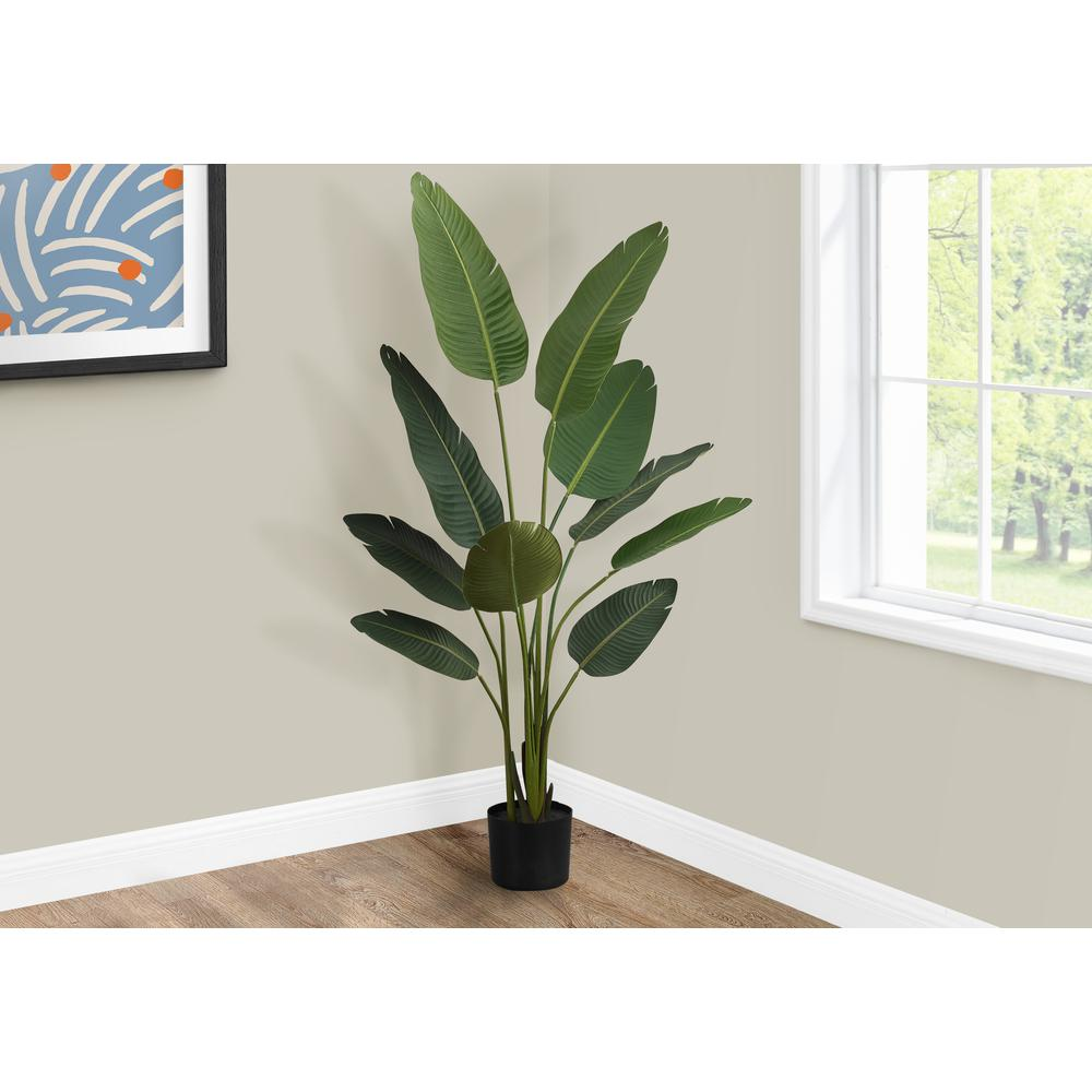 Artificial Plant, 60" Bird Of Paradise Tree, Indoor - Faux, Fake, Floor