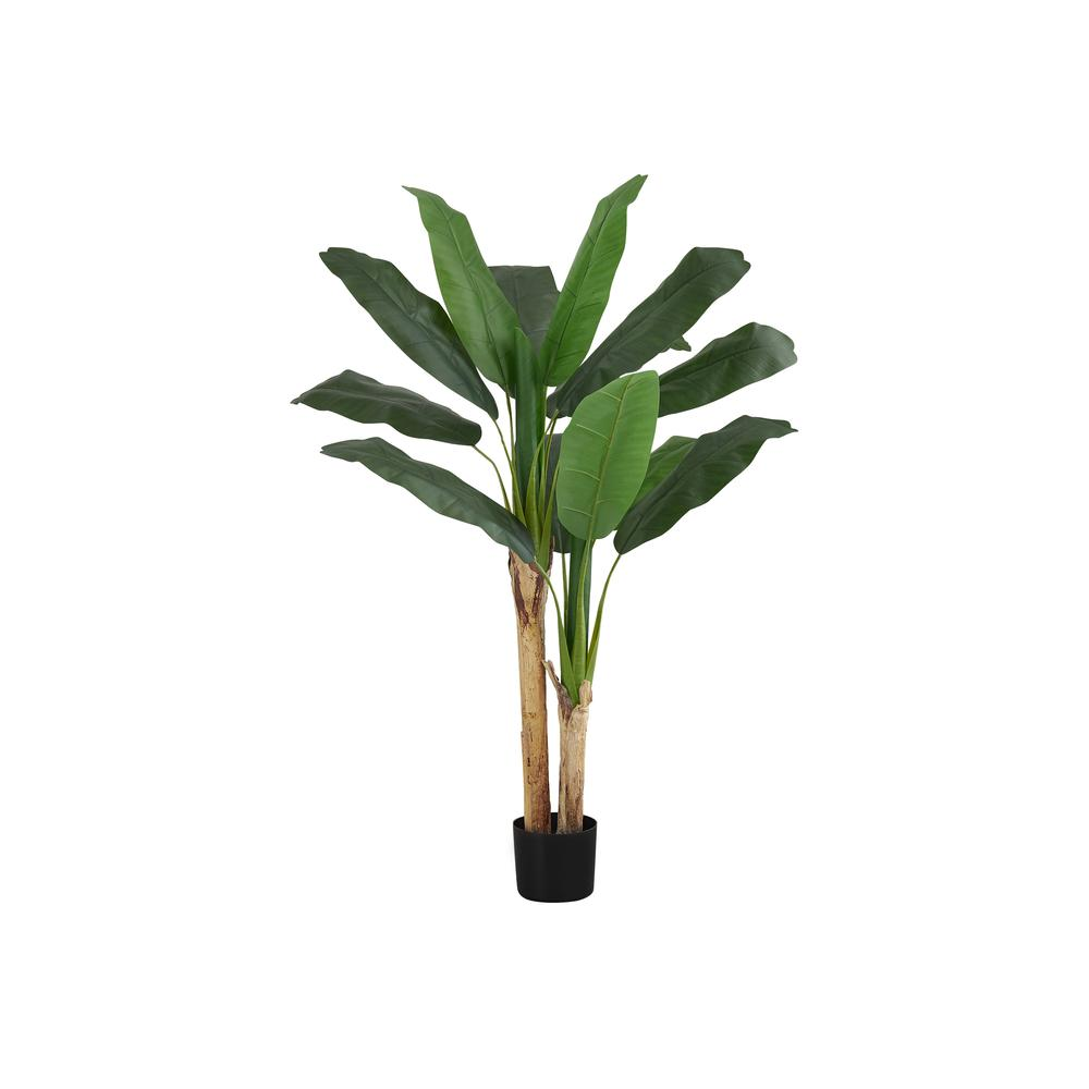 Artificial Plant, 55 Tall Banana Tree, Indoor Faux Floor Greenery