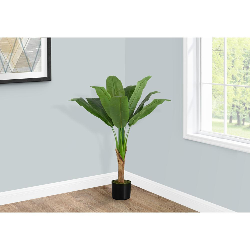 43" Tall Artificial Banana Tree | Indoor Faux Plant for Home or Office