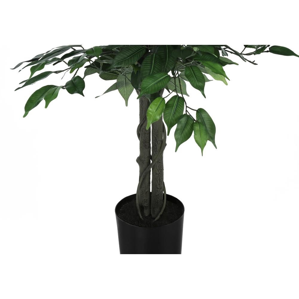 Artificial Plant, 58" Tall, Ficus Tree, Indoor, Faux, Fake, Floor, Greenery