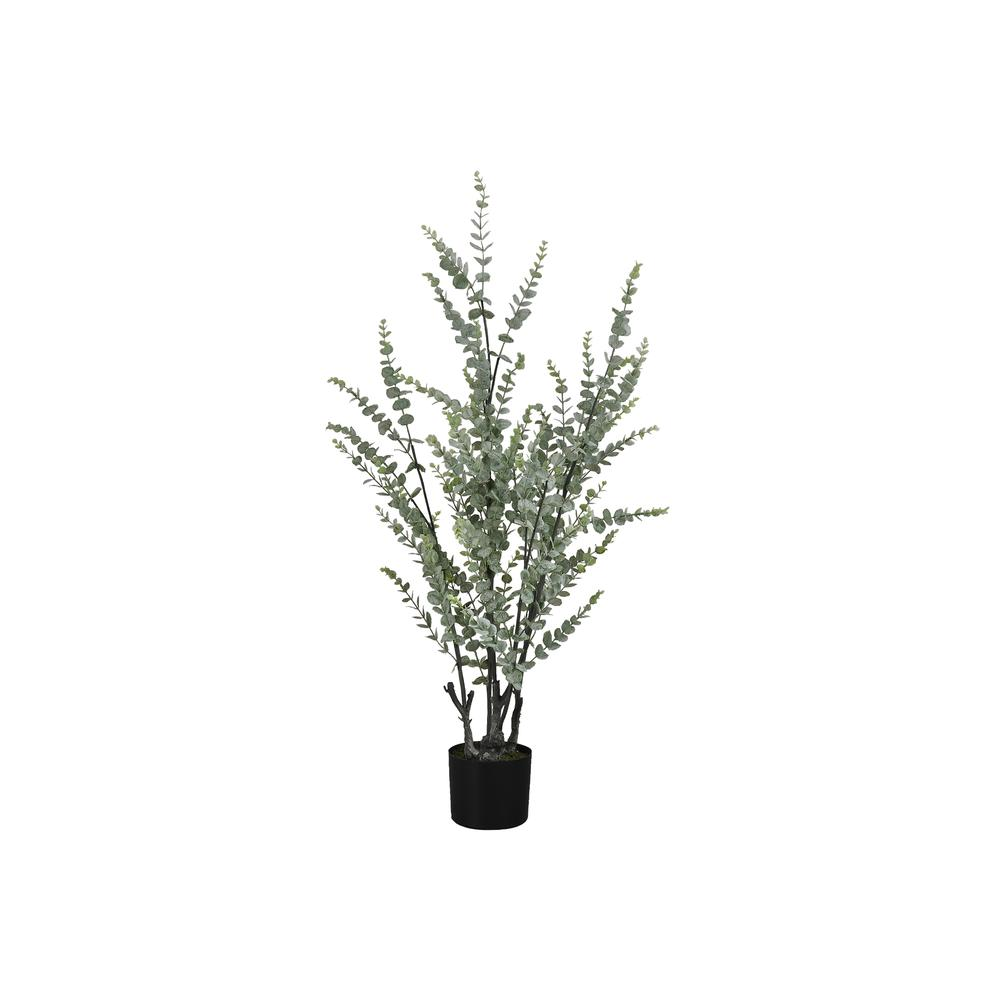 Stylish 44" Tall Artificial Eucalyptus Tree - Indoor Faux Plant with Realistic Leaves