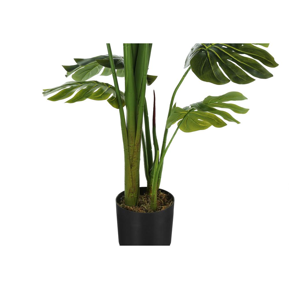 Artificial Plant, 55" Tall Monstera Tree, Indoor Floor Greenery