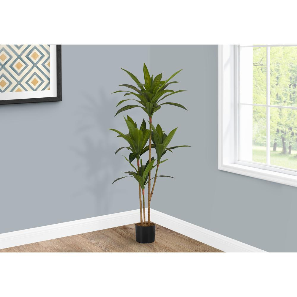 51" Tall Artificial Dracaena Tree - Indoor Faux Plant for Home and Office Decor