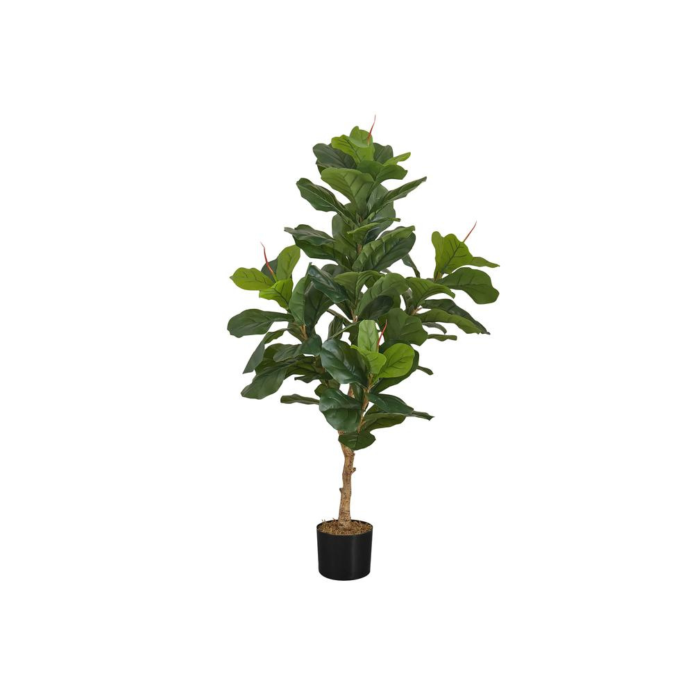 Artificial Plant, 47 Tall Fiddle Tree, Indoor, Faux, Fake, Floor, Greenery