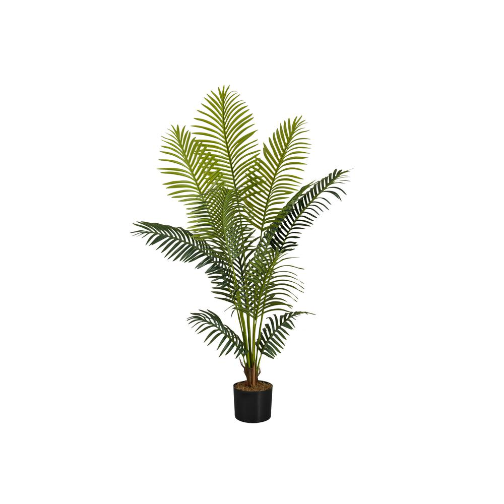 Artificial Plant, 57" Tall, Palm Tree, Indoor, Faux, Fake, Floor, Greenery