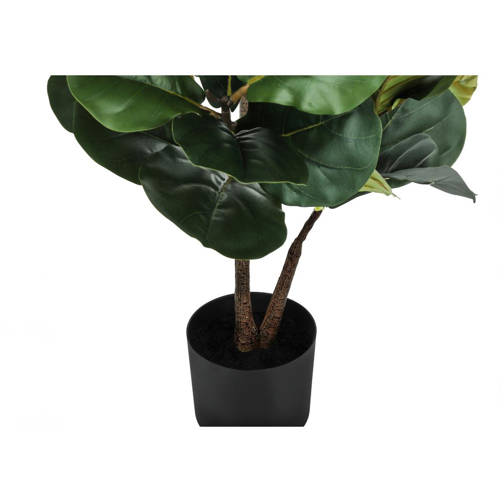 Artificial Plant, 49" Tall Fiddle Tree, Indoor, Faux, Fake, Floor, Greenery