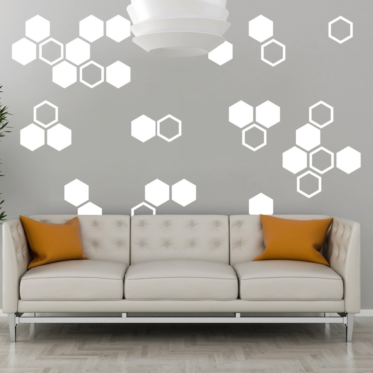 Hexagon Glow in the Dark Wall Stickers | Luminous Wonder Wall Decals for Children's Room