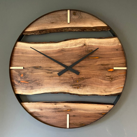 Handmade Resin Wall Clock - Unique Home Decor