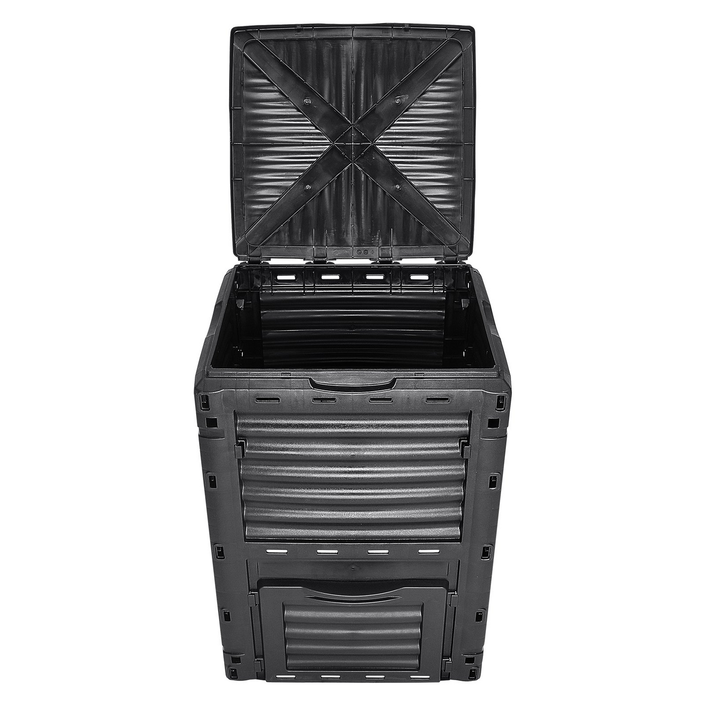 Garden Compost Bin 80 Gal - BPA Free Composter, Large Capacity Outdoor Composting Bin