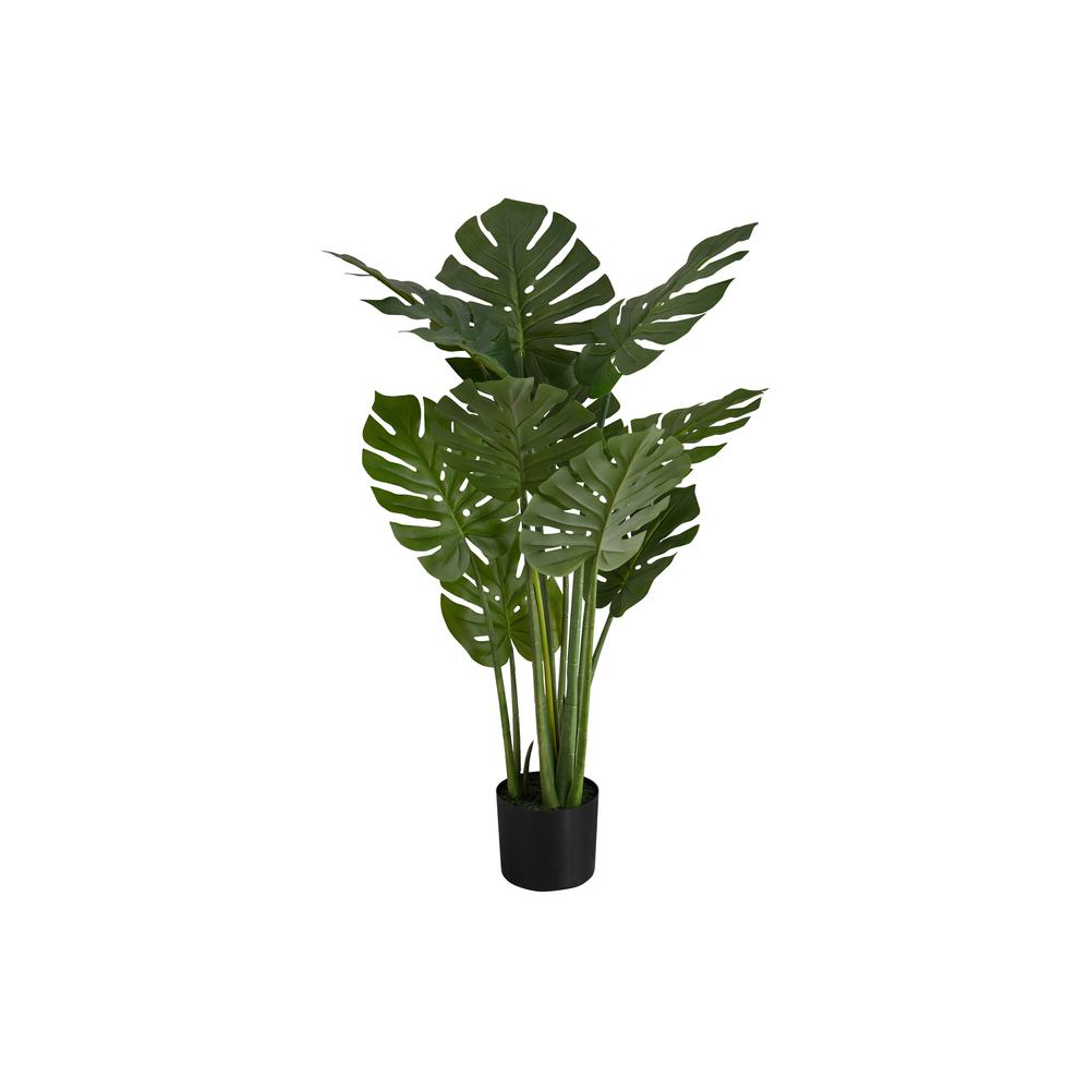 45" Artificial Monstera Tree | Faux Indoor Floor Plant | Realistic Greenery