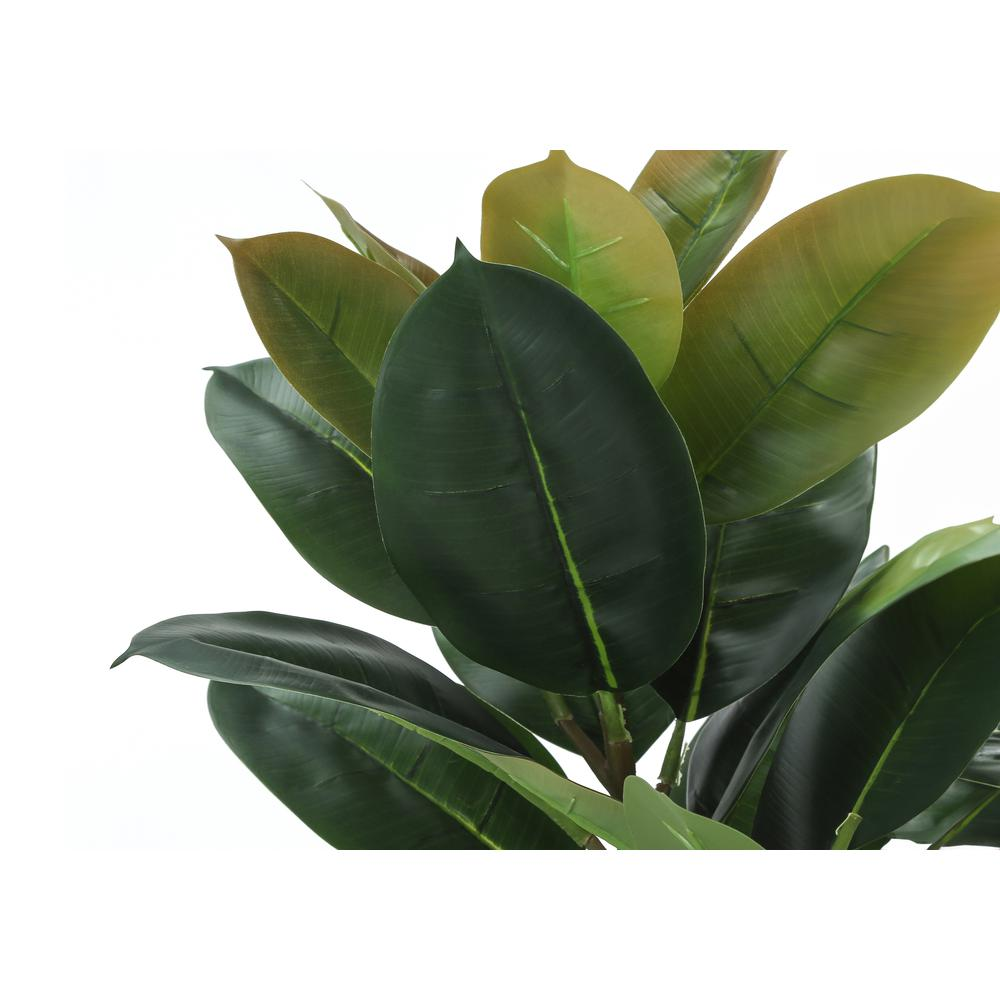 Artificial Plant, 40" Tall Rubber Tree | Indoor Faux Fake Floor Greenery