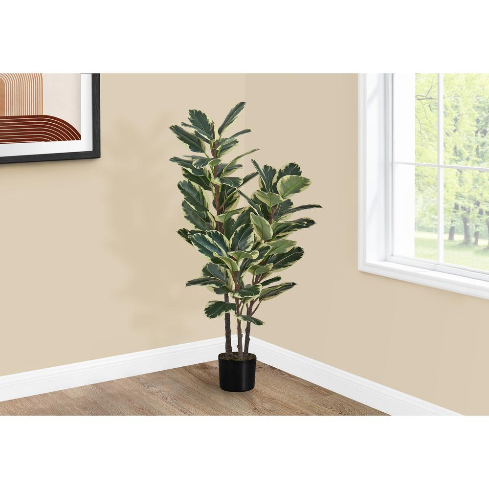 Artificial Plant, 47 Tall Oak Tree, Indoor Faux Fake Floor Greenery