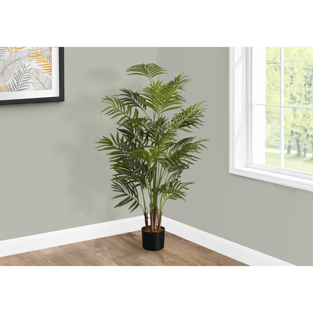 47" Areca Palm Tree Artificial Plant | Indoor Faux Floor Greenery