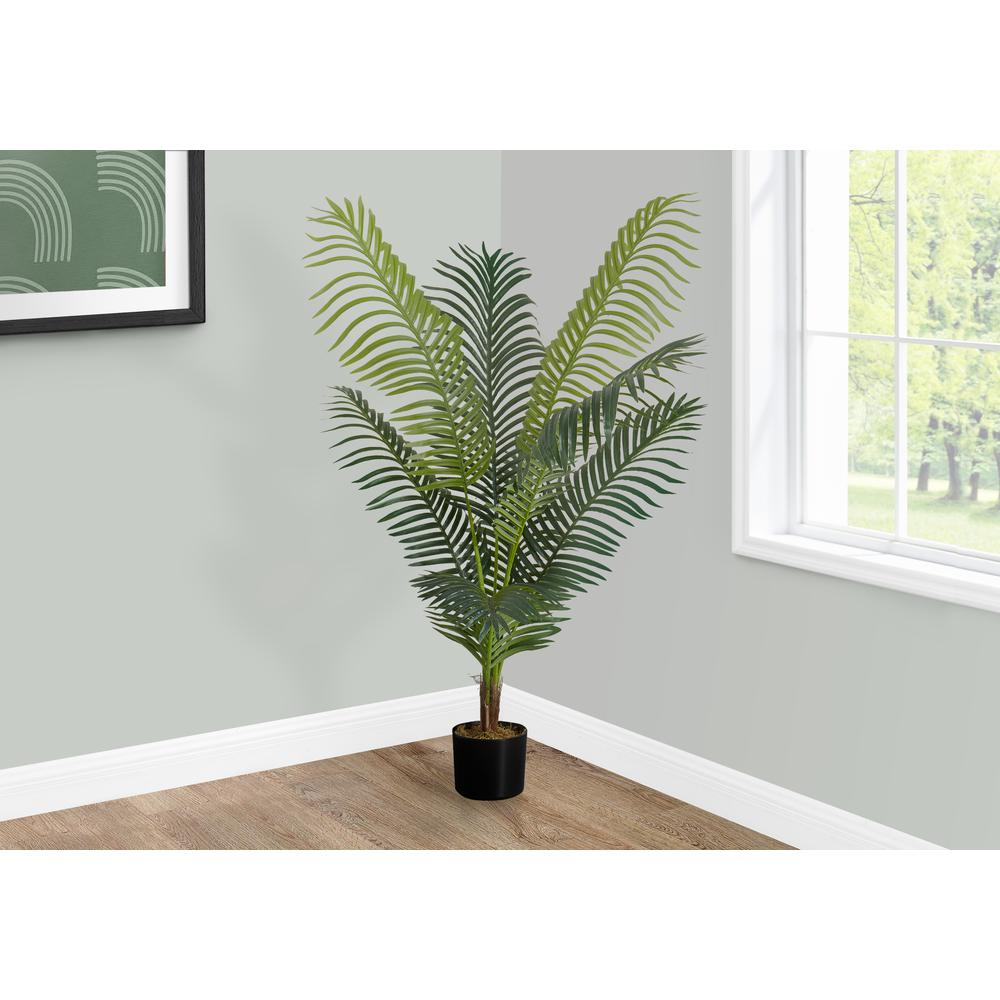 Artificial Plant, 47" Tall, Palm Tree, Indoor, Faux, Fake, Floor, Greenery