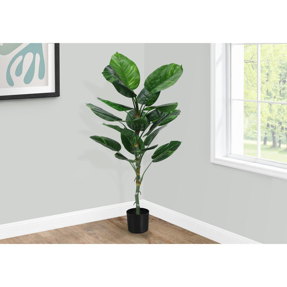 Artificial Plant - 54" Tall Dieffenbachia Tree - Indoor Faux Fake Floor