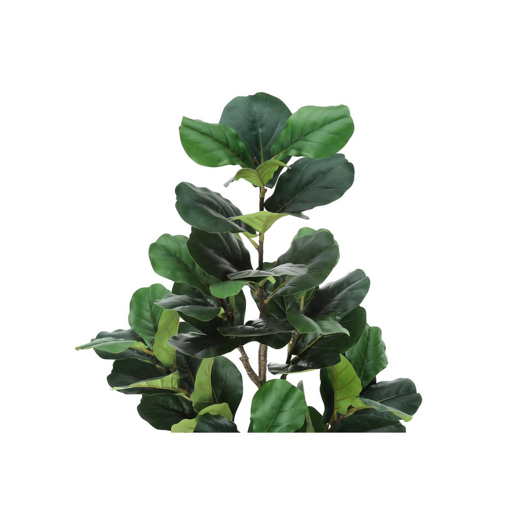 Artificial Plant, 49" Tall Fiddle Tree, Indoor, Faux, Fake, Floor, Greenery