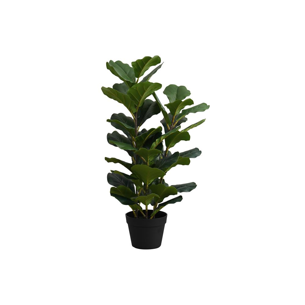 32" Artificial Plant - Fiddle Tree - Indoor Fake Greenery