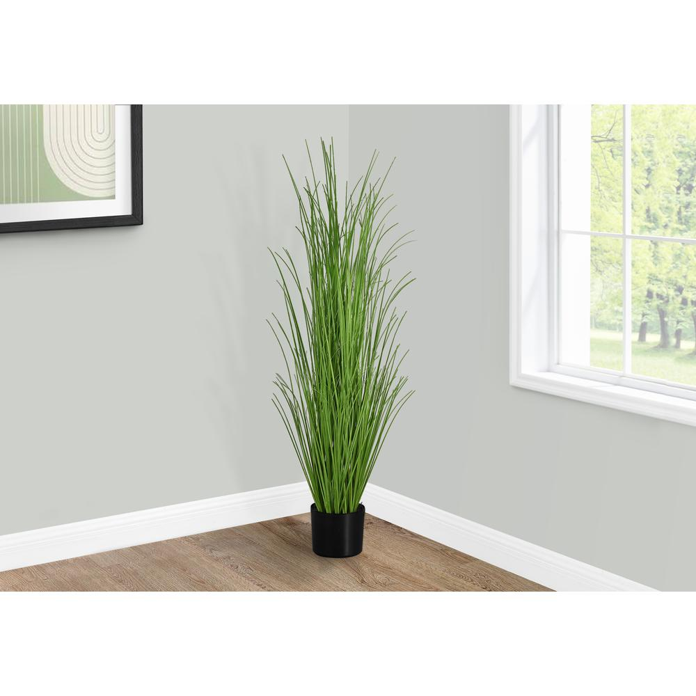 47" Tall Artificial Grass Tree - Lifelike Indoor Faux Plant with Pot for Home & Office