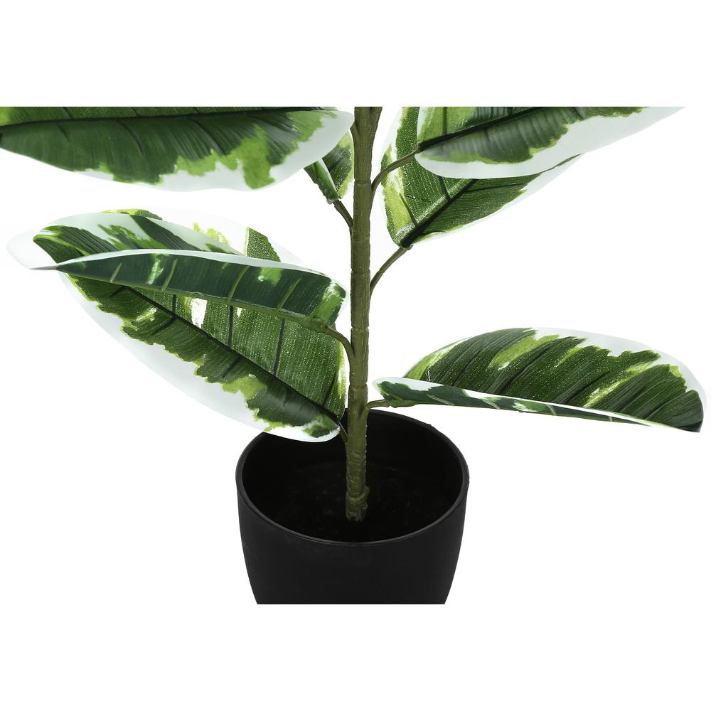 27" Tall Artificial Rubber Plant | Indoor Faux Table Greenery