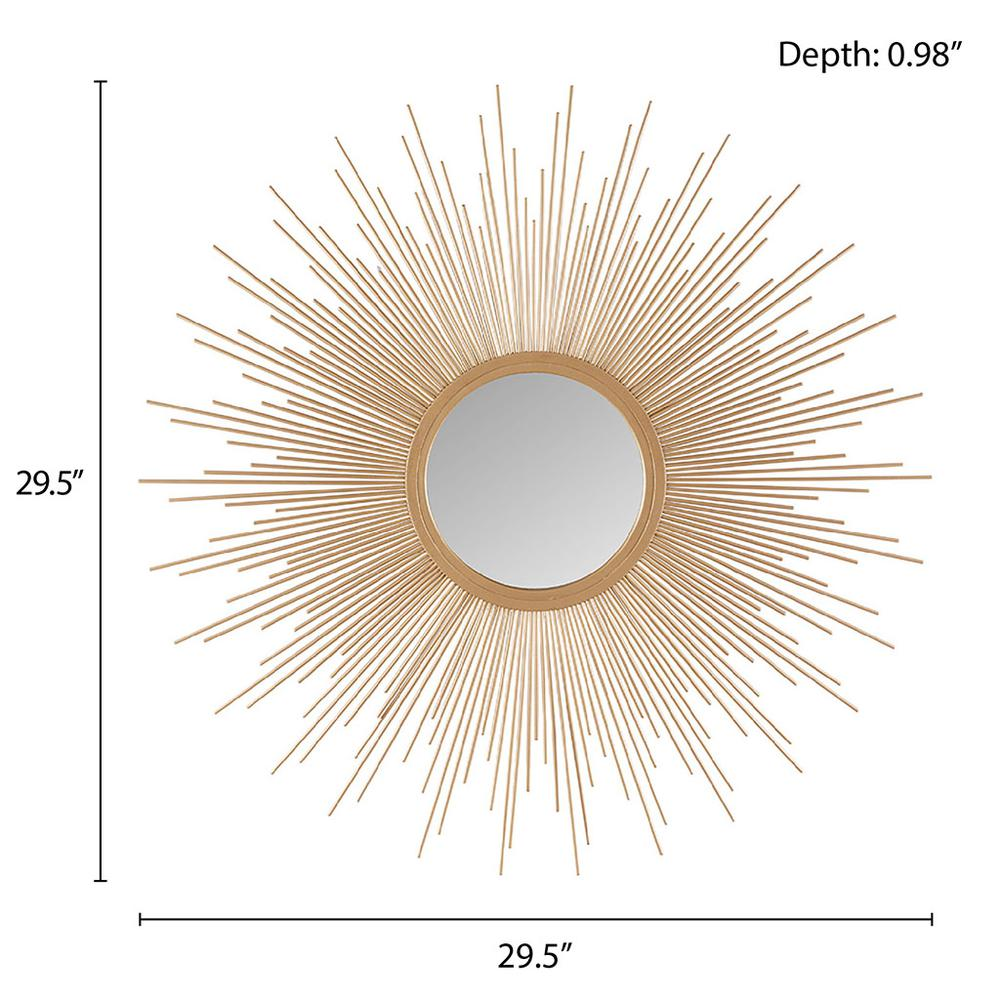 Fiore Sunburst Mirror - Modern and Glamorous | Madison Park