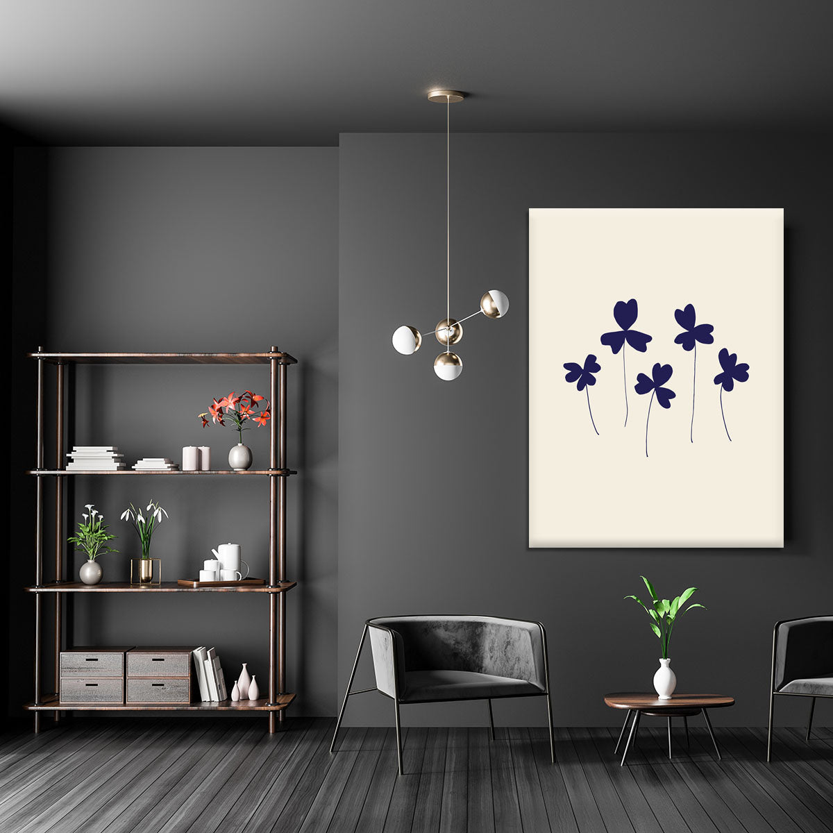 Blue Sorrel Canvas Print or Poster - Add Elegance and Style to Your Space