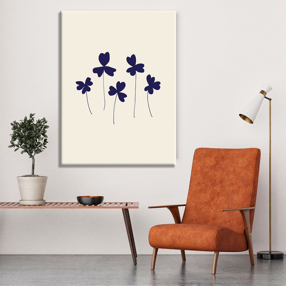 Blue Sorrel Canvas Print or Poster - Add Elegance and Style to Your Space