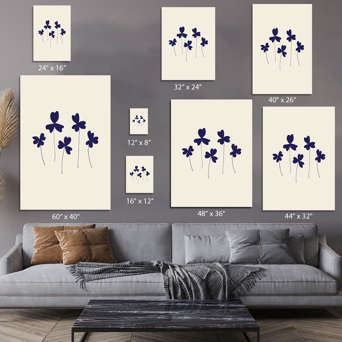 Blue Sorrel Canvas Print or Poster - Add Elegance and Style to Your Space