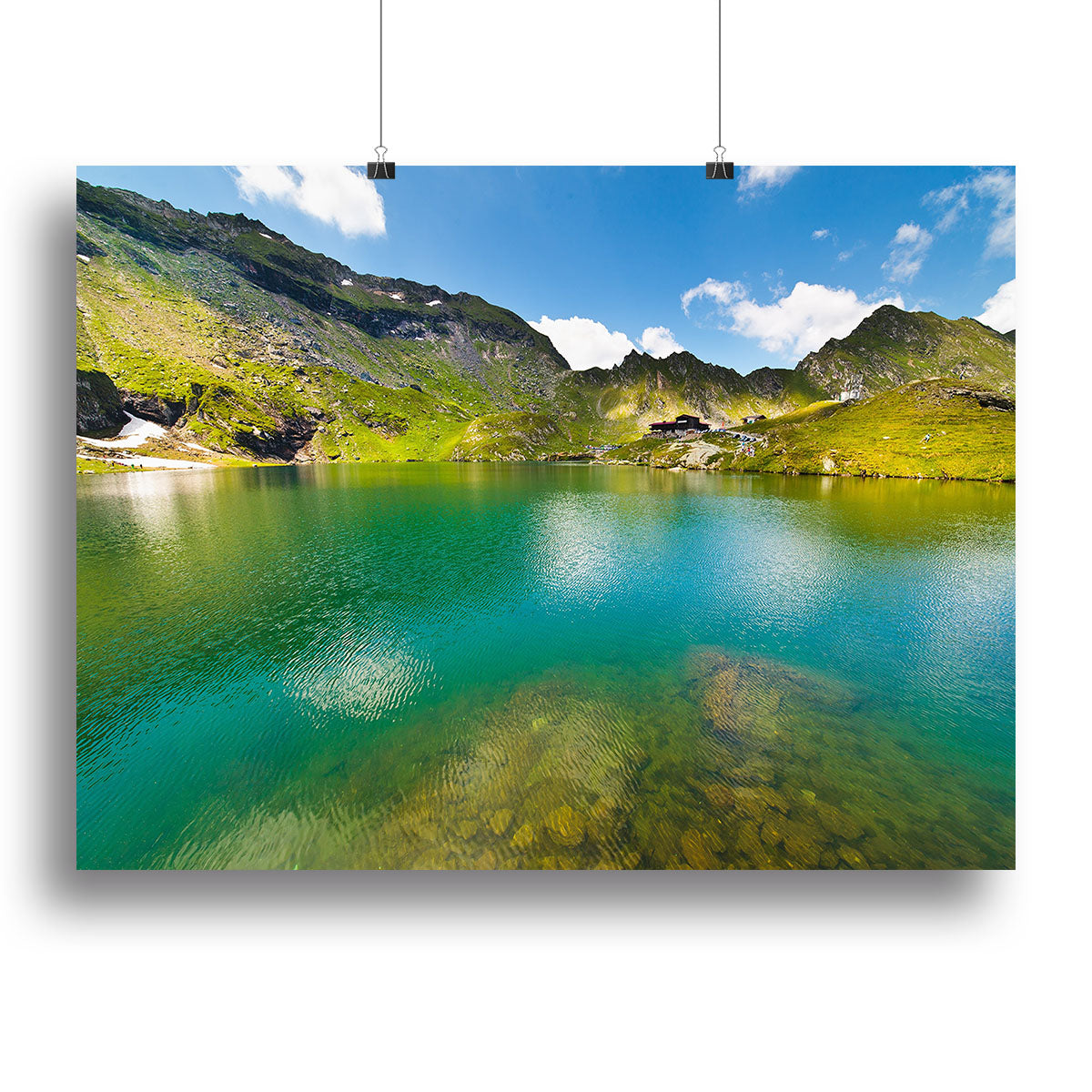 Landscape from Balea Lake Canvas Print or Poster – Bring Nature Indoors