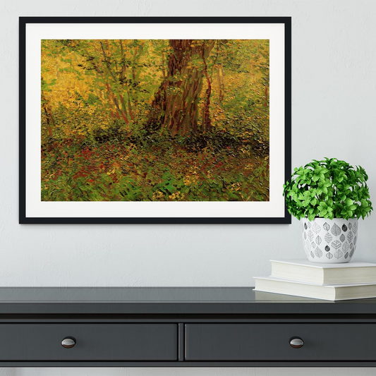 Undergrowth 2 by Van Gogh Framed Print - Elegant Home Decor