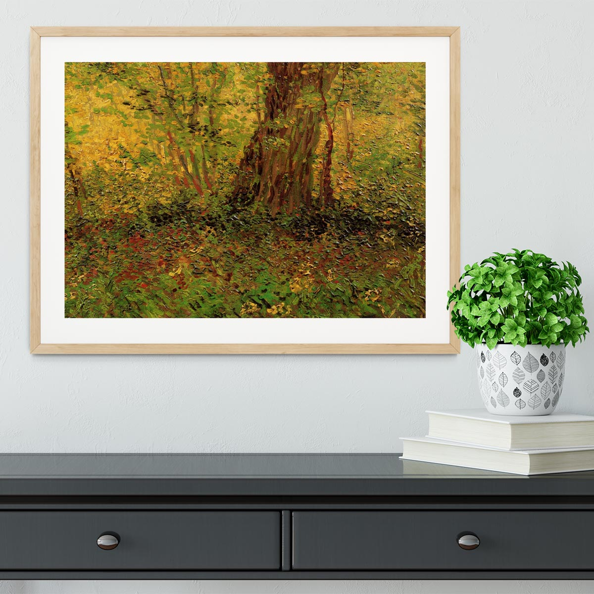 Undergrowth 2 by Van Gogh Framed Print - Elegant Home Decor