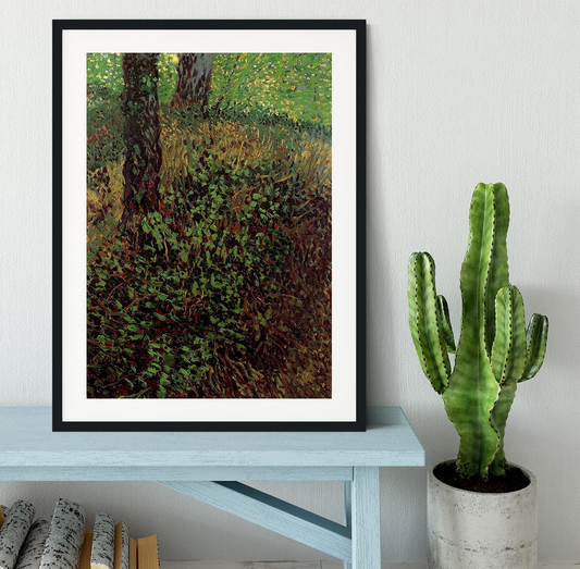 Undergrowth by Van Gogh Framed Print - Exquisite Home Decor in Various Sizes